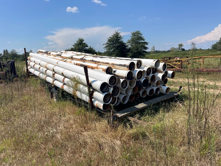 #24161-•-22'-trailer-w/approx.-44-sticks-of-perforated-8"x20'-pvc-pipe-image-2