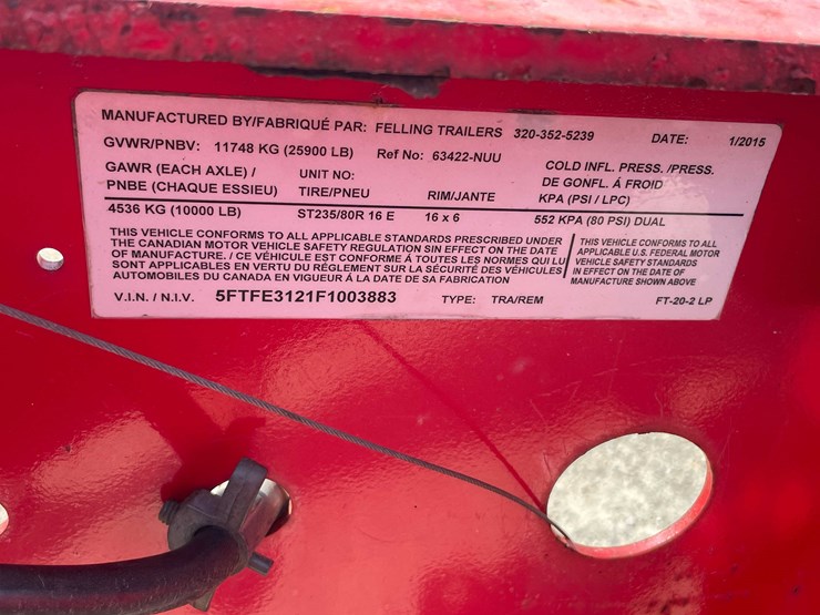 #13353-•-2015-felling-flatbed-trailer-(has-wi-title)-image-12
