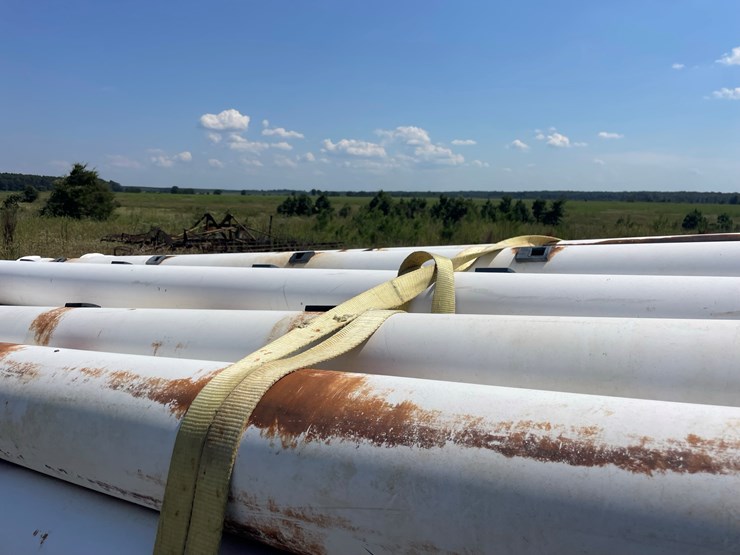 #24161-•-22'-trailer-w/approx.-44-sticks-of-perforated-8"x20'-pvc-pipe-image-11