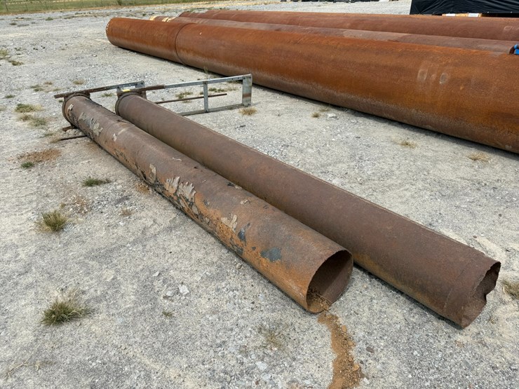#23941-•-lot-of-(2)-12’-steel-pipe-w/gates-image-4