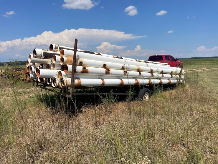 #24161-•-22'-trailer-w/approx.-44-sticks-of-perforated-8"x20'-pvc-pipe-image-3