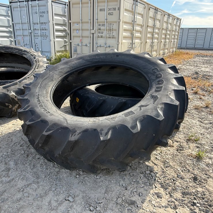 #9665 • Lot of (2) 520/85R46 Tractor Tires Inv#: 9665