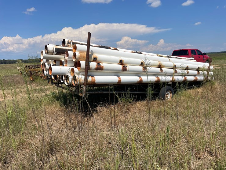 #24161-•-22'-trailer-w/approx.-44-sticks-of-perforated-8"x20'-pvc-pipe-image-4