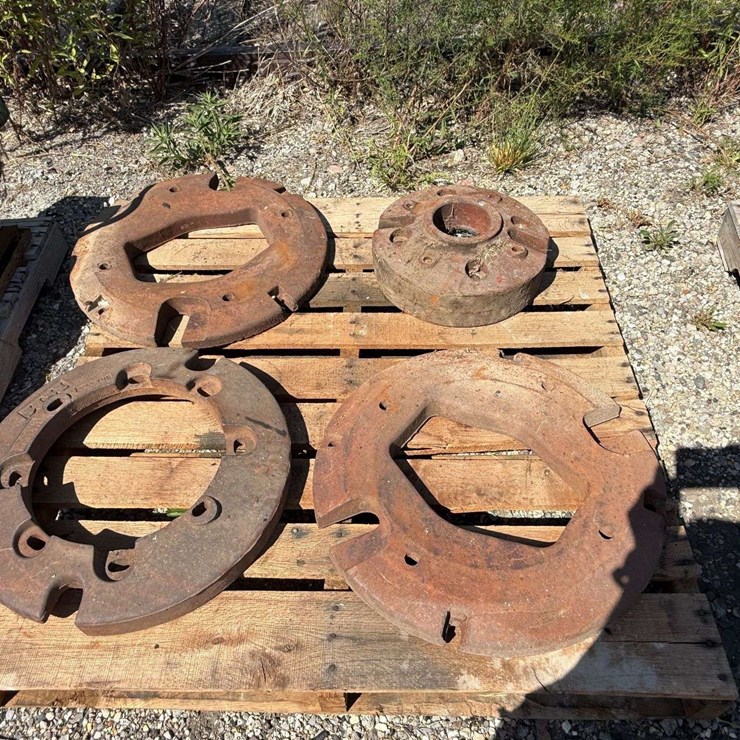Four miscellaneous Wheel Weights