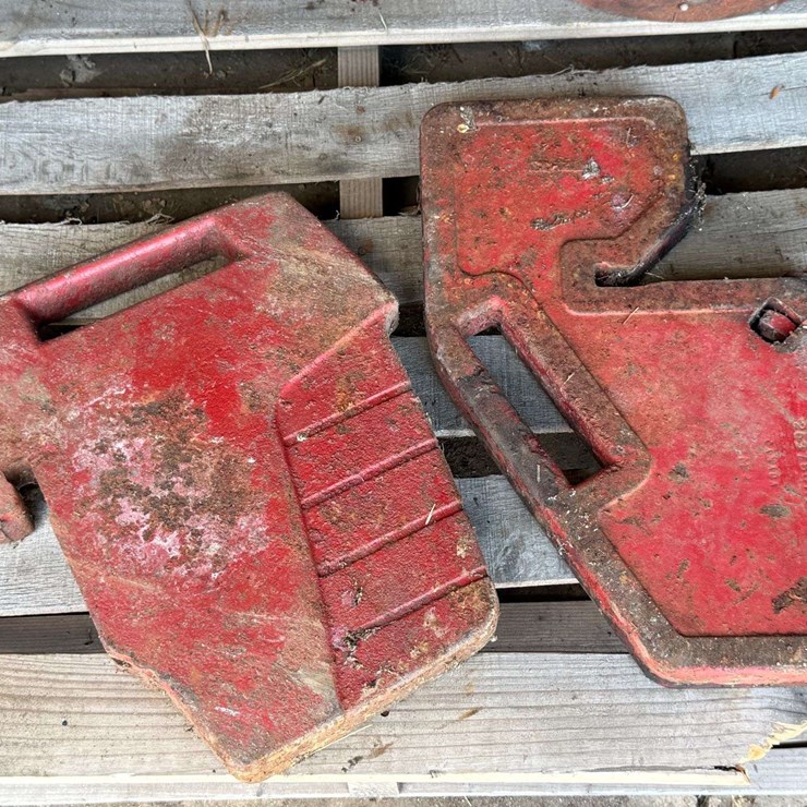 (2) Massey Suitcase Weights