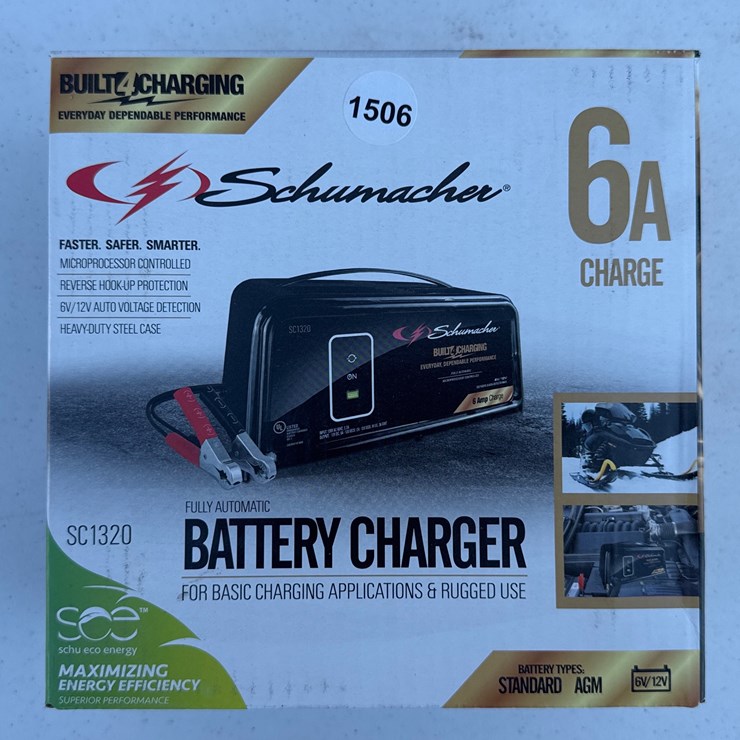 #1506 • SCHUMACHER 6Amp Battery Charger