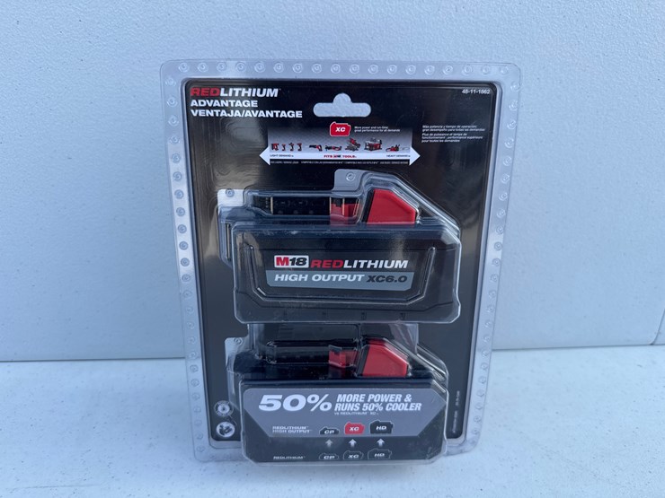 #1095-•-milwaukee-2-pack-m18-batteries,-xc6-batteries-image-2