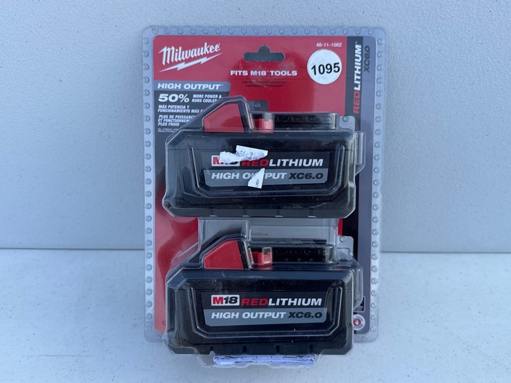 #1095-•-milwaukee-2-pack-m18-batteries,-xc6-batteries-image-1