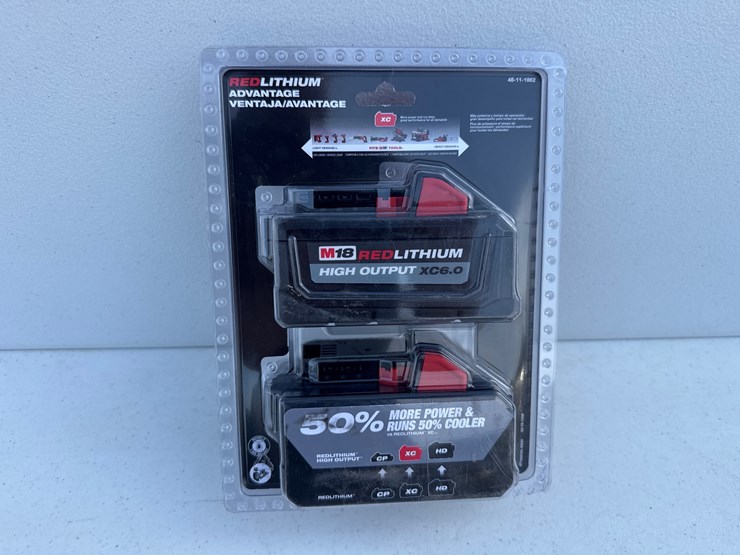 #1098-•-milwaukee-2-pack-m18-batteries,-xc6-batteries-image-2