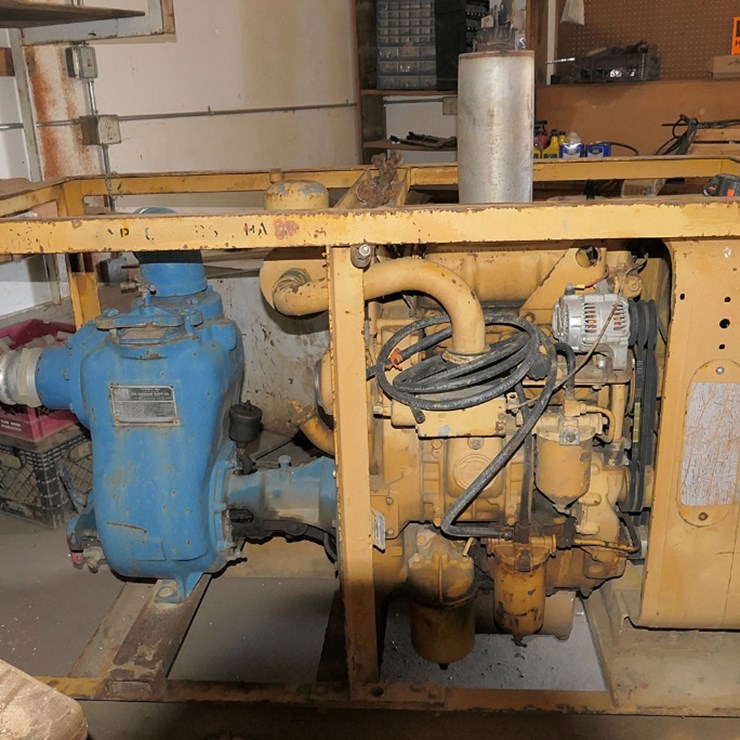 4'' Trash Pump, Detroit 2 Cyl. Diesel