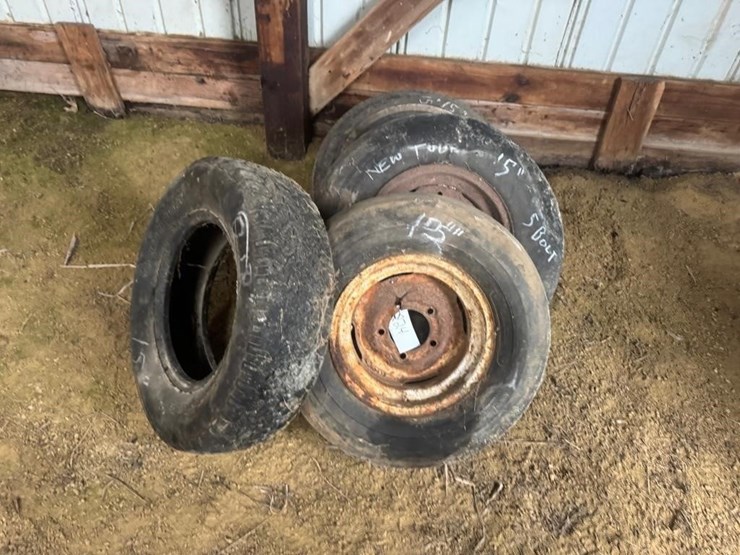 4-15"-tires,-3-w/rims-image-1