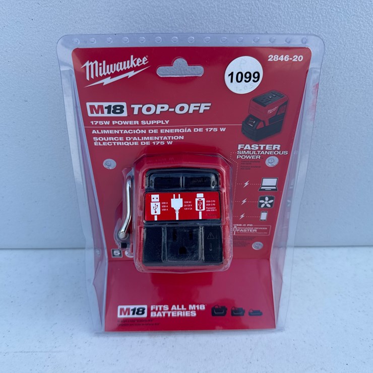 #1099 • Milwaukee M18™ TOP-OFF™ 175W Power Supply