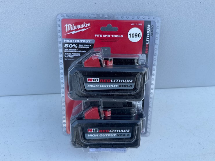 #1096-•-milwaukee-2-pack-m18-batteries,-xc6-batteries-image-1