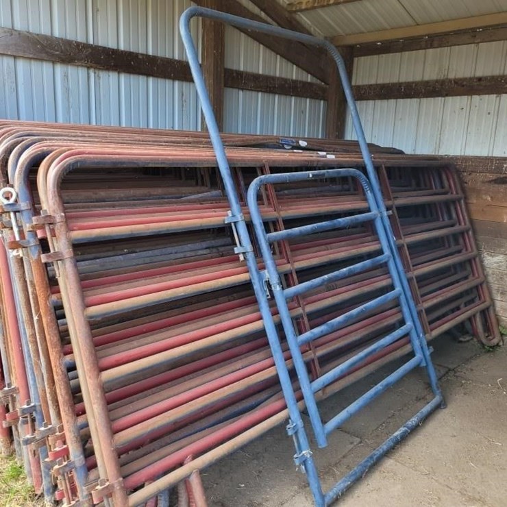 23 - 12' Metal Panels with Walk in Gate