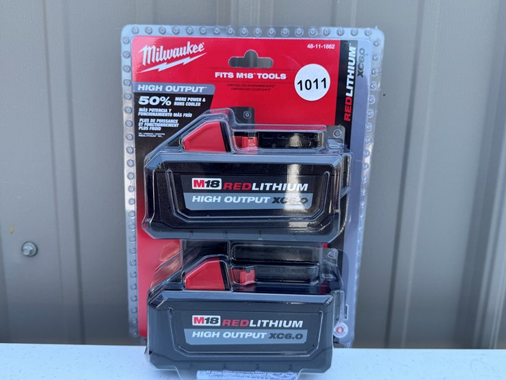 #1011-•-milwaukee-m18™-redlithium™-high-output™-xc6.0-battery-pack-(2-pk)-48-11-1862-image-1