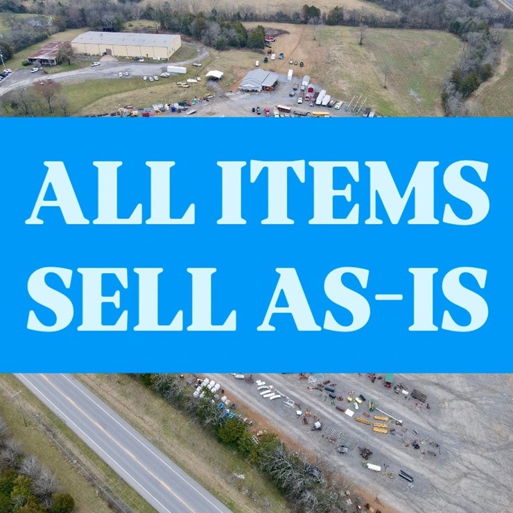 #1. • ALL ITEMS SELL AS-IS