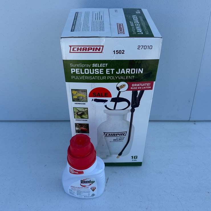 #1502 • Sprayer And Roundup Combo