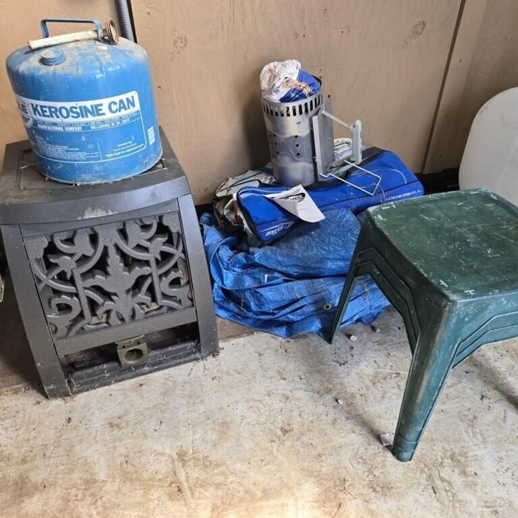 Tarps Charcoal starter, hose reel lawn game