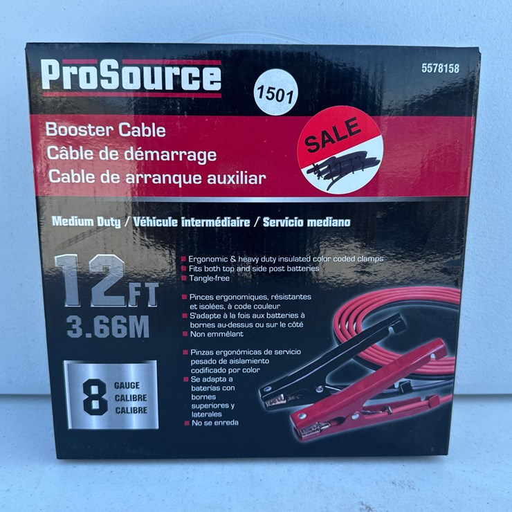 #1501 • PRO Source 12ft Booster Cable