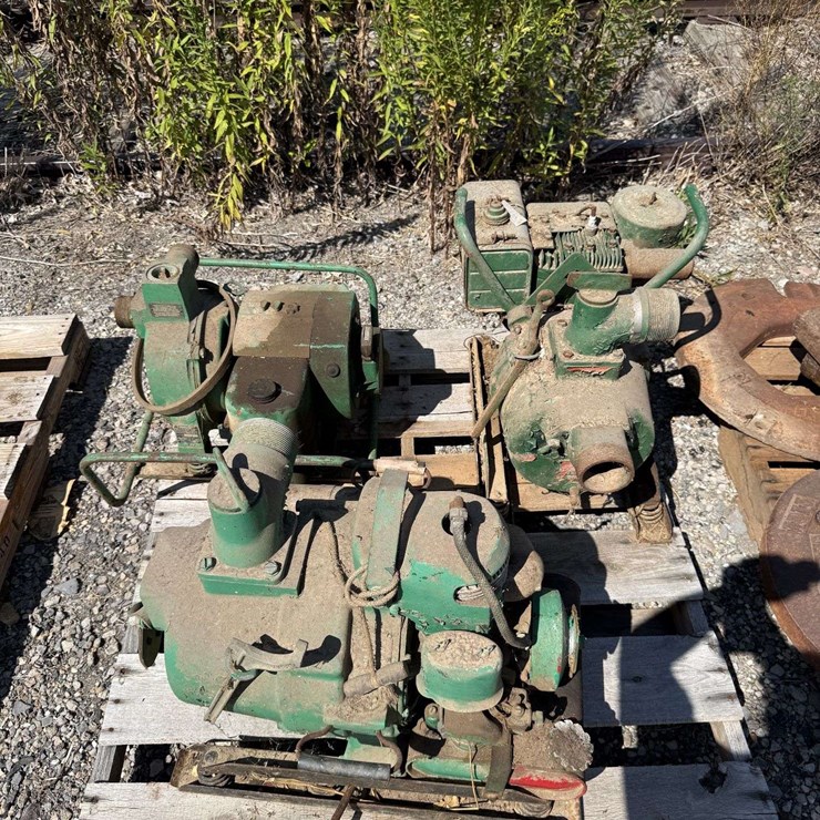 Group of Homelite Self-Priming Gas Pumps