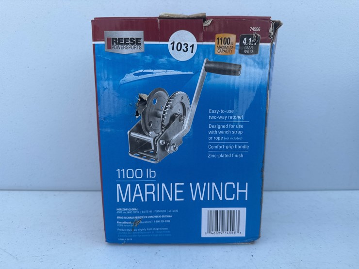 #1031-•-reese-1100-lb-marine-winch-image-1