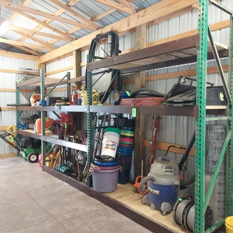 3 Section Metal Shelving
