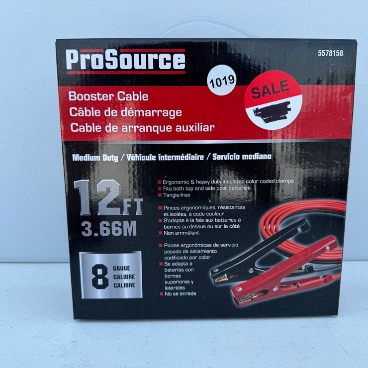 #1019 • 12 ft Booster Cable