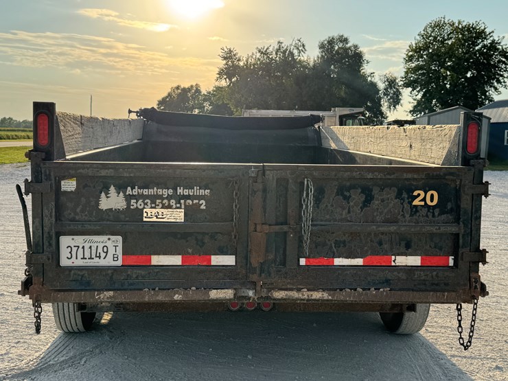 #1645-•-2011-griffin-14ft-bumper-hitch-dump-trailer-image-4