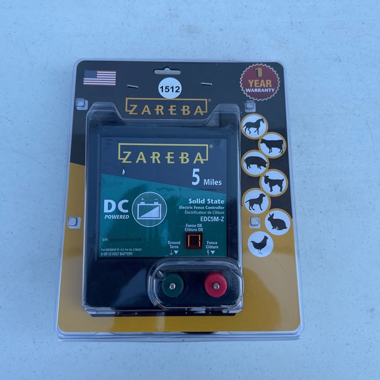 #1512 • ZAREBA 5 Mile Electric Fence Shocker
