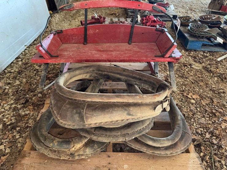 (4)-horse-collars-and-a-wagon-seat-image-12