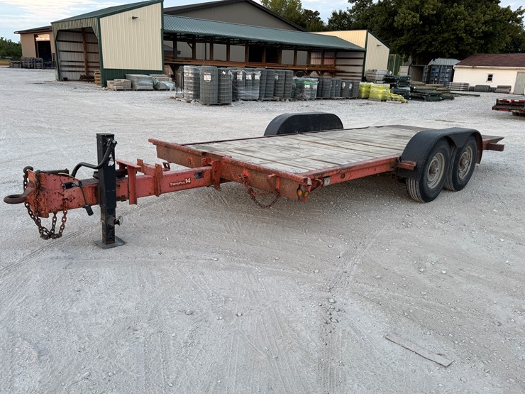 #1646-•-1991-ditch-witch-18ft-heavy-duty-tilt-trailer-image-2