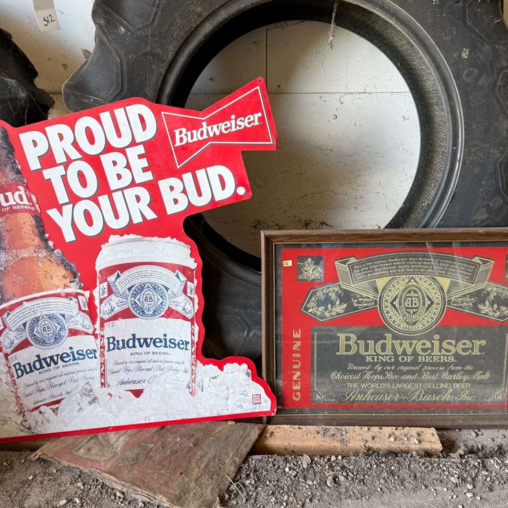 Budweiser advertising pieces