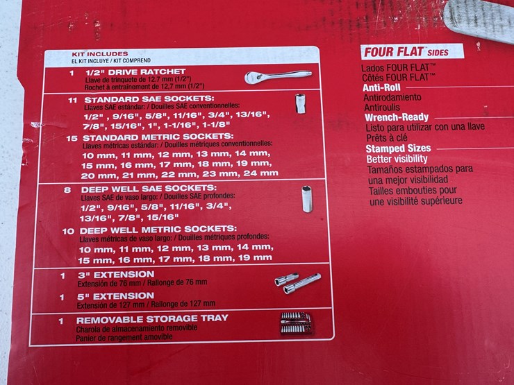 #1003-•-milwaukee-47pc-1/2"-drive-metric-&-sae-ratchet-and-socket-set-with-four-flat™-sides-48-22-9010-image-4