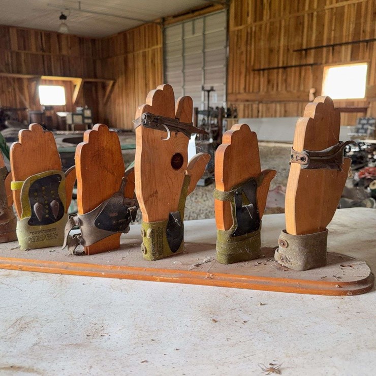 Display of Corn Husk Shuckers
