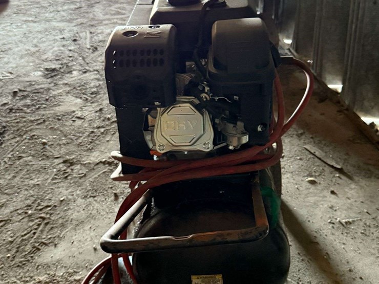 lot-of-2-portable-air-compressors-–-excell-20-gallon-gas-powered-&-older-electric-unit-image-9