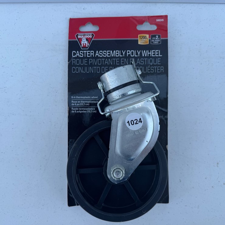 #1024 • Caster Wheel Assembly For Trailer Jack