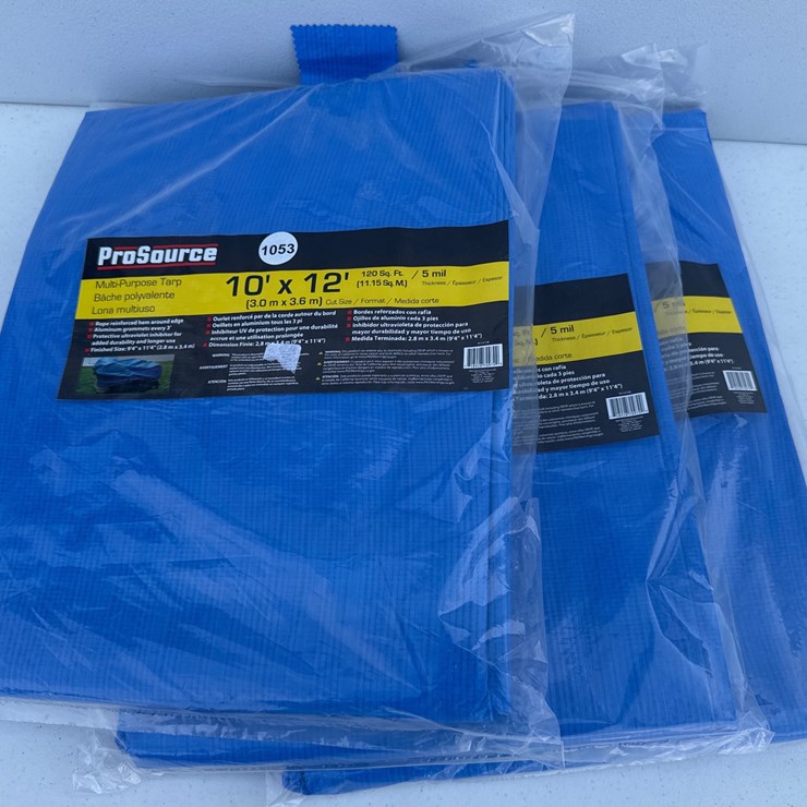#1053 • PRO SOURCE 10ft x 12ft Tarp