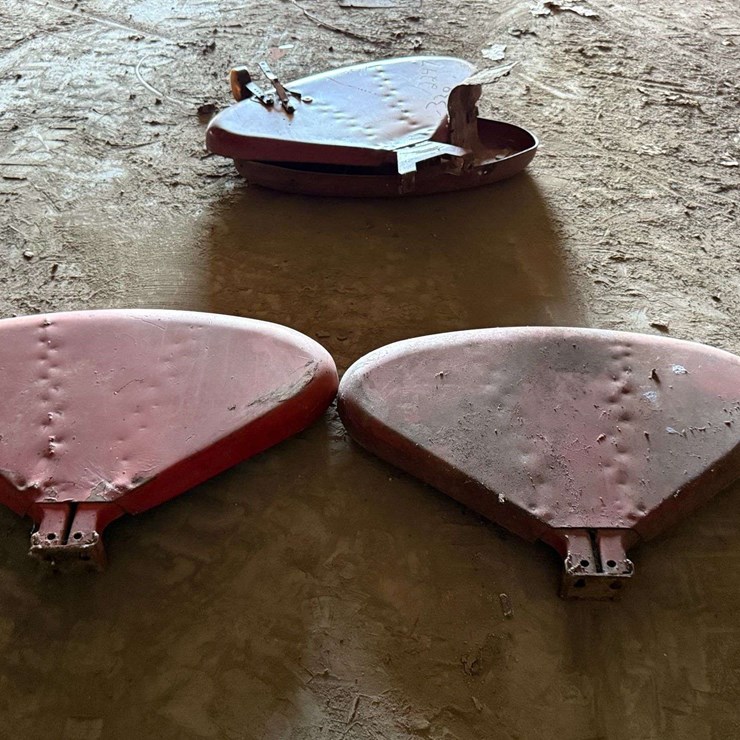 Pair of International Harvester Teardrop Rear Fenders