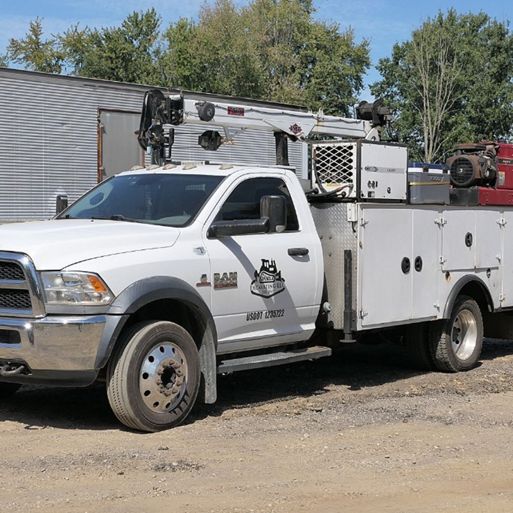 2013 Dodge 5500 Service Truck, SN:3C7WRNBL3DG528446 Cummins Diesel 278000