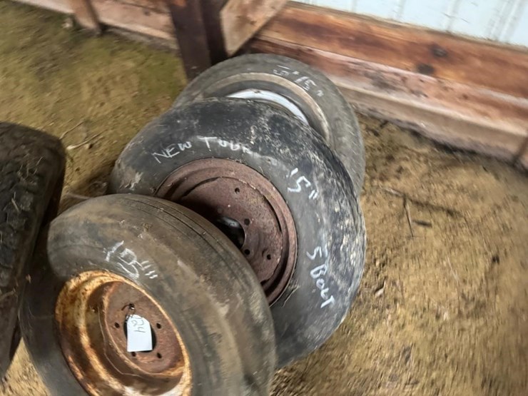 4-15"-tires,-3-w/rims-image-3