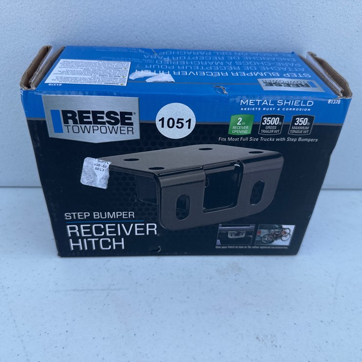 #1051 • Reese Step Bumper Receiver Hitch