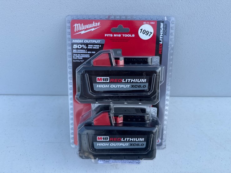 #1097-•-milwaukee-2-pack-m18-batteries,-xc6-batteries-image-1
