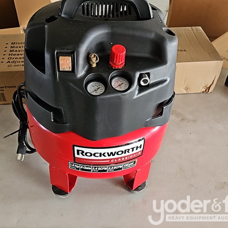 Unused 6 Gal Rockworth Air Compressor