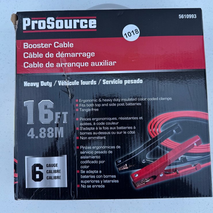 #1018 • 16 ft Booster Cable