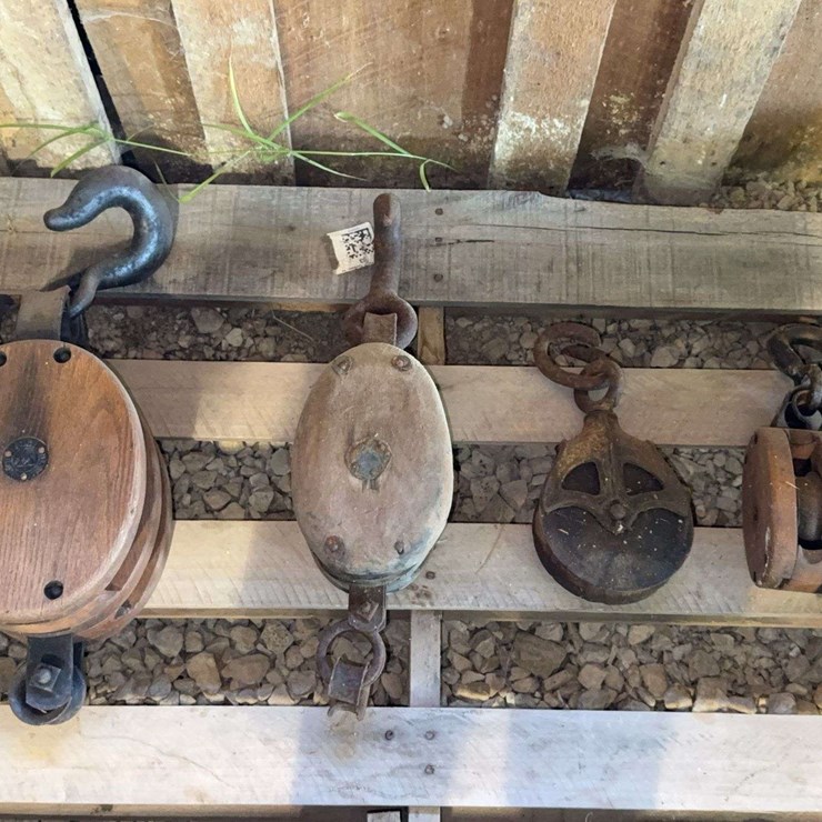 Lot of Blocks and Pulleys