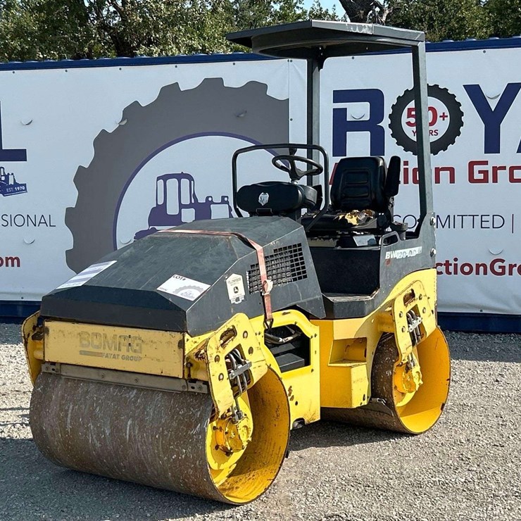 2007 Bomag BW120AD-4 Tandem Vibratory Smooth Drum Roller