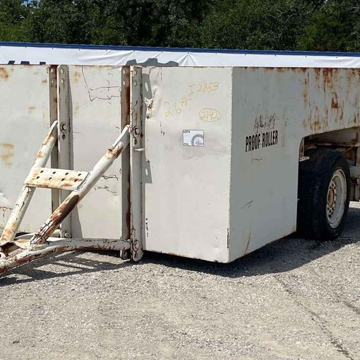 Miller and Smith PNR-1000 Pull-Behind Proof Roller Trailer