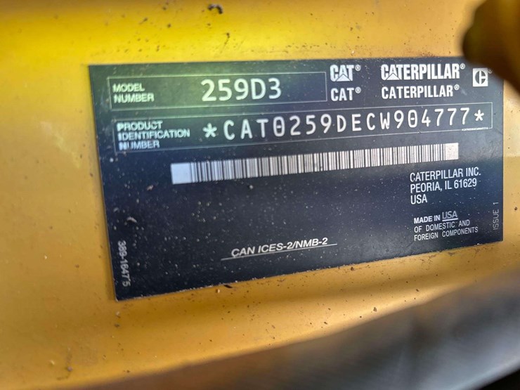 2020-caterpillar-259d3-two-speed-compact-track-loader-skid-steer-image-5