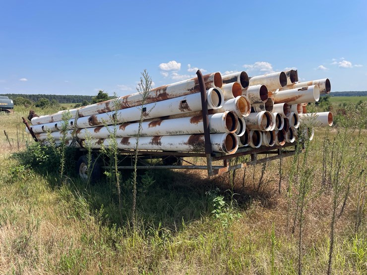 #24161-•-**22'-trailer-w/approx.-44-sticks-of-perforated-8"x20'-pvc-pipe-image-5