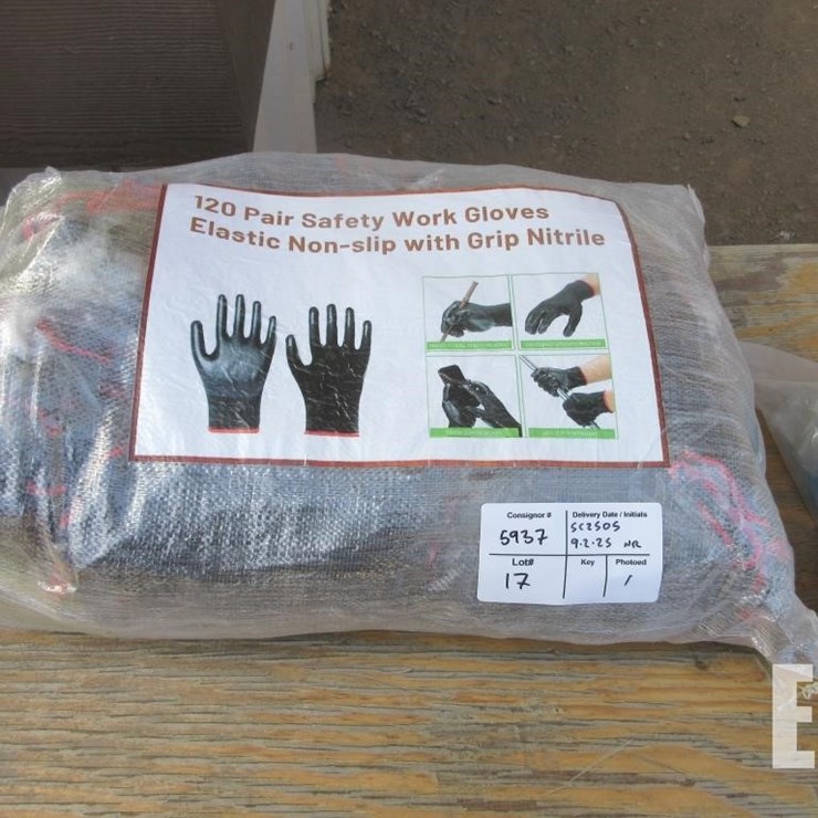 SAFETY WORK GLOVES, APPROX 120-PAIRS